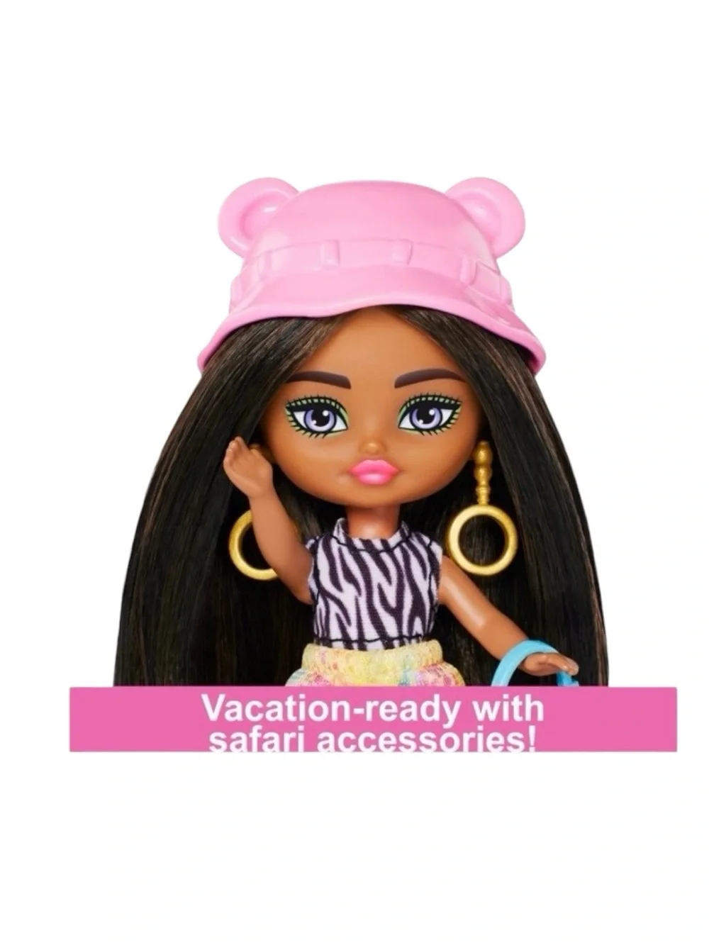 Barbie Extra Fly Mini Minis  Safari print